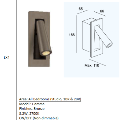 LedsC4 Recessed Light Gamma Bronze 3.2W 2700K