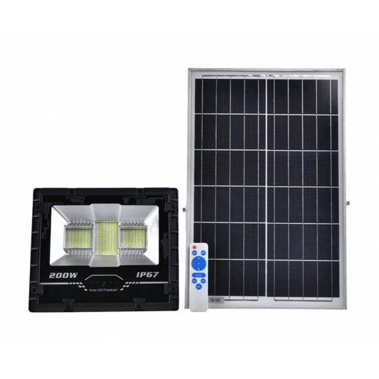 TENTO 200W Solar LED Flood Light C/W Solar Panel