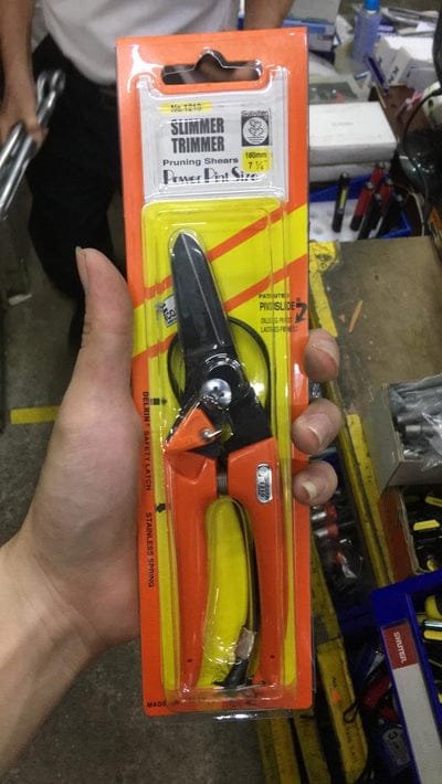 Saboten 180mm (7-1/4") Slimmer Trimmer Pruning Shear | Model : SHEAR-S1210 (1210)