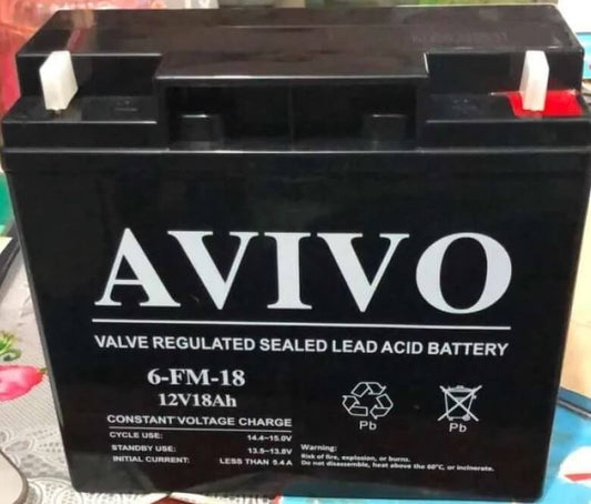 Avivo 6GFM 12V Battery-18Ah SLA Battery