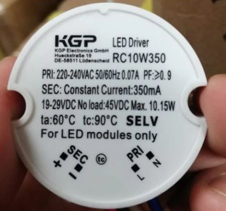 KGP LED RC30W700 30W 700mA Constant Current Driver/30W / 700mA