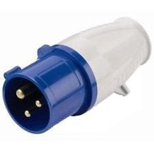 CEE 3Pin 16A Blue Industrial Plug | Model : CEE-P316