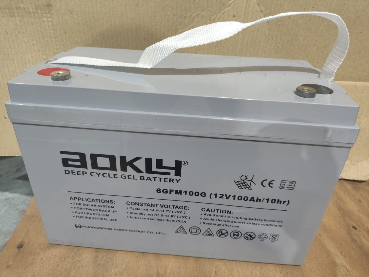 AOKLY 6GFM100G 100Ah Sealed Lead Acid Battery