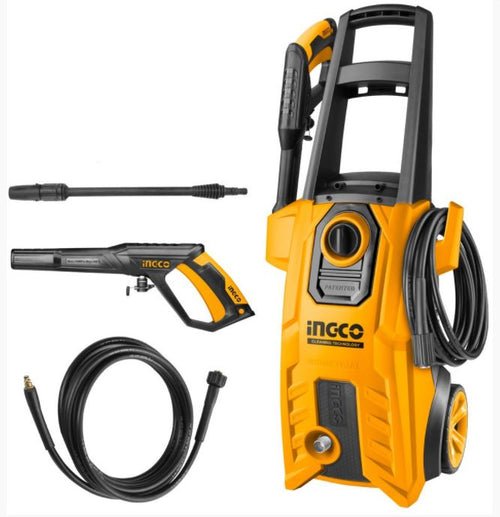 Ingco 220V High Pressure Washer 1800W 50Hz 150Bar C/W 5M Hose &amp; Spray Gun | Model : HPWR18008