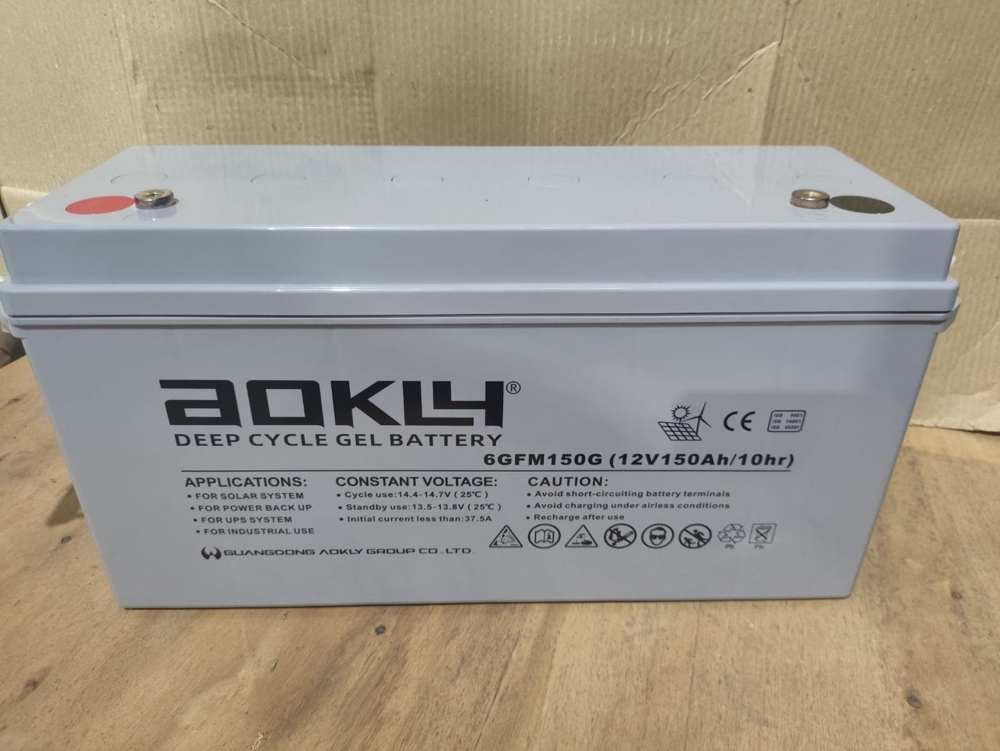 AOKLY 6GFM150G 150Ah Sealed Lead Acid Battery