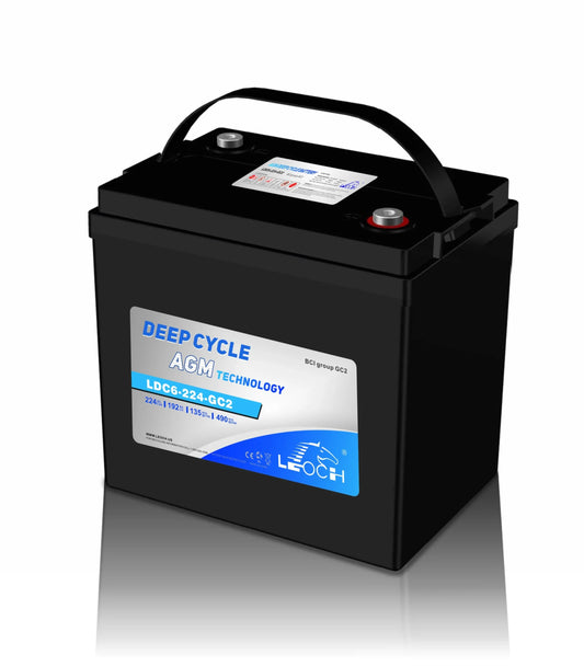 LEOCH LDC6-224-GC2 6V AGM Battery-6V 224Ah