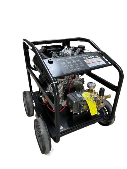 Aiko 10HP, 250BAR 188FA Diesel Engine High Pressure Washer Come with 10m Pressure Hose &amp; Gun | Model : HPW-3WZ-3600DF