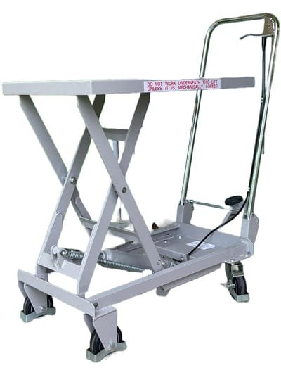 Aiko 100kg Aluminium Lift Table with PU Wheels | Model : PT-BS100A