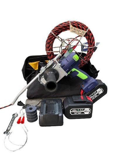 Aiko 130kg 88v Cable Puller Come with 20m Cable, 2 Battery &amp; 1 Charger | Model : CP-DC130-88V