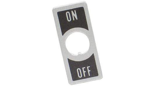TE Connectivity On-Off Legend Plate for use with Toggle Switchesx14pcs
