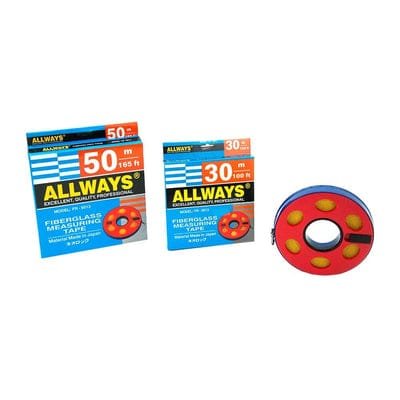 Allways 30M/50M Fiberglass Measuring Tape | Model : MT2-FR