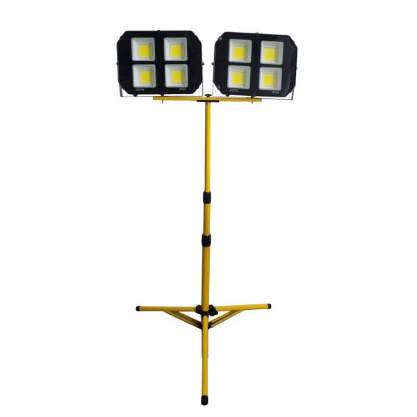 ST T1 Flood LED Light Tripod 200W x2