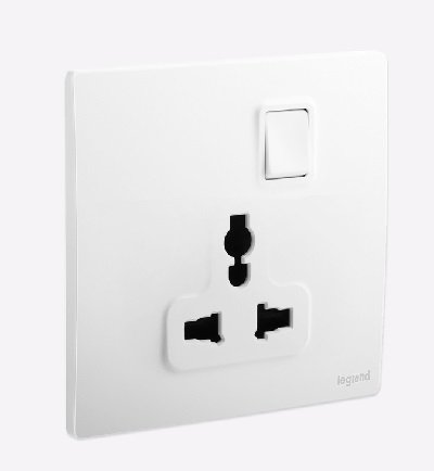 Legrand 13A Universal Switched Socket – Legrand Mallia Senses