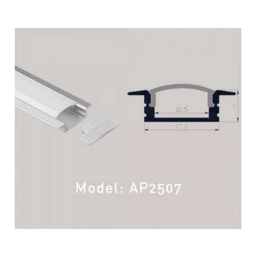 BK LED Profile End Cap – AP2507