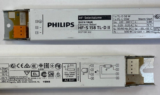PHILIPS HF-Selectalume TLD Flourescent Ballast /58W / 1