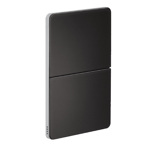 Philips Antumbra Panel 2Button-EU Aluminium Facia & Rim