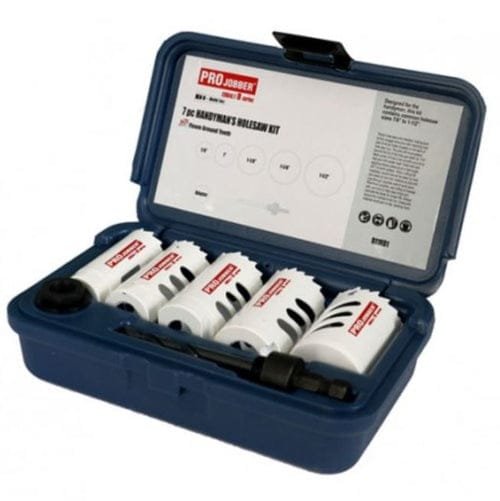 Projobber 7pc 7/8"-1-1/2" Handyman's Hole Saw Kit | Model : 085-67-K01
