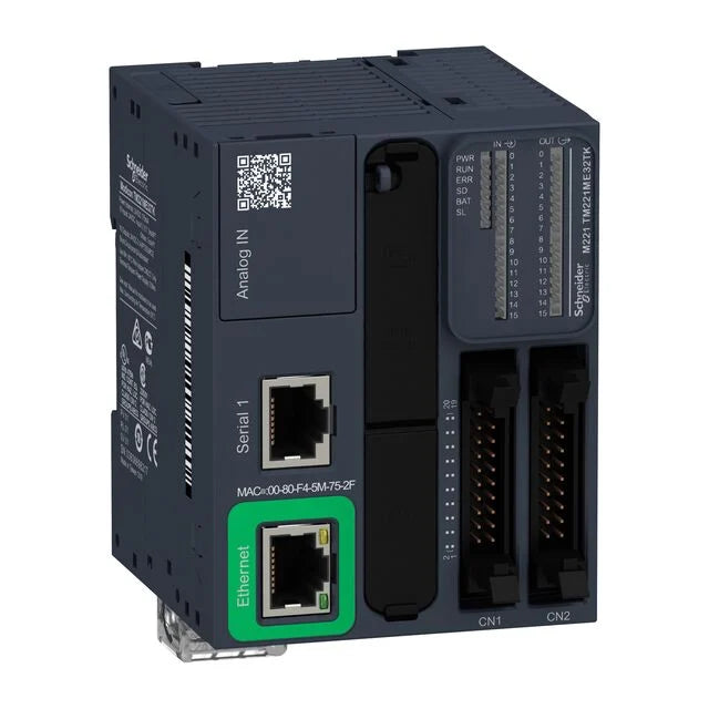 Schneider M221-32IO PLC Controller Ethernet PNP Modular