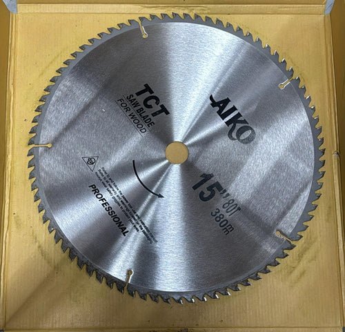 Aiko 15" 380*30*80T Wood Blade | Model : SBA-W38080T