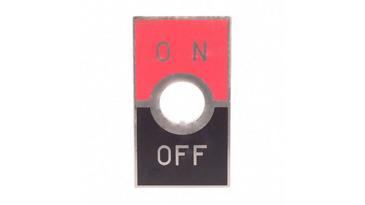 NKK Switches On-Off Legend Plate for use with Toggle Switchesx20pcs