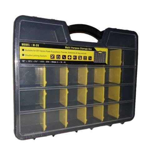 KTK M-26 Multi Purpose Storage Box 26 Compartment Box