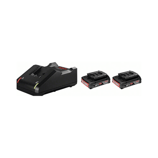 Bosch 18V Starter Kit 2×2.0Ah + AL1860CV Charger