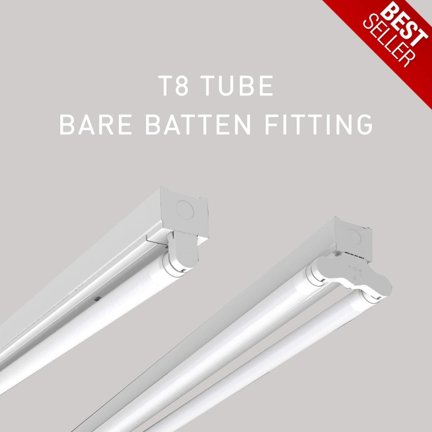 BK T8 Batten Fitting – 4ft Double LED Tube With Battery Pack