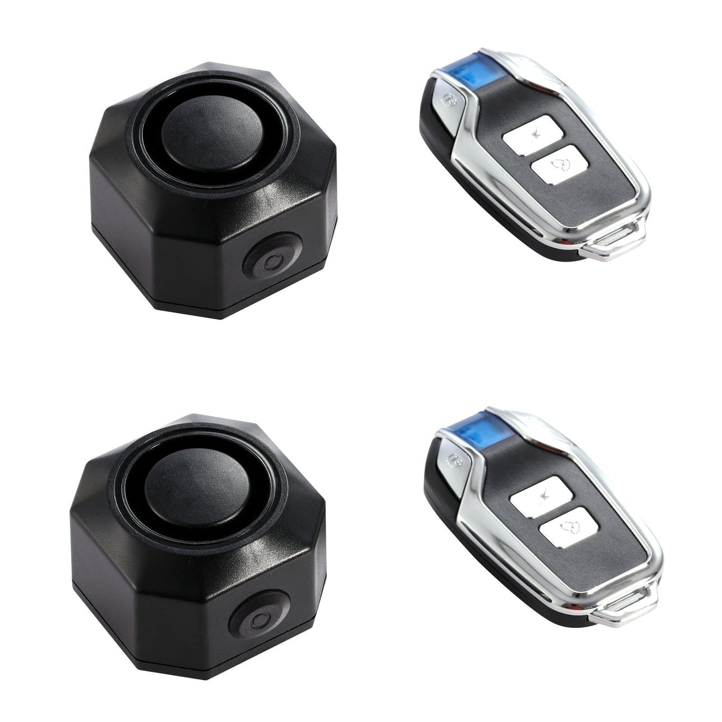 YASONG USB Rechargeable Bike Alarm 2 Pack