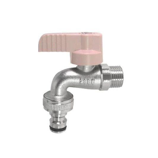 Showy 1/2" Brass Garden Tap With Quick Coupling Nozzle 2988 | Model : SHOWY-2988