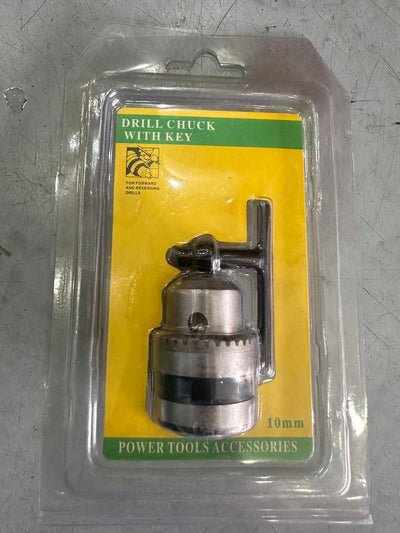 Aiko 3/8 Inch Drill Chuck with Key & Adaptor 3Pc Set