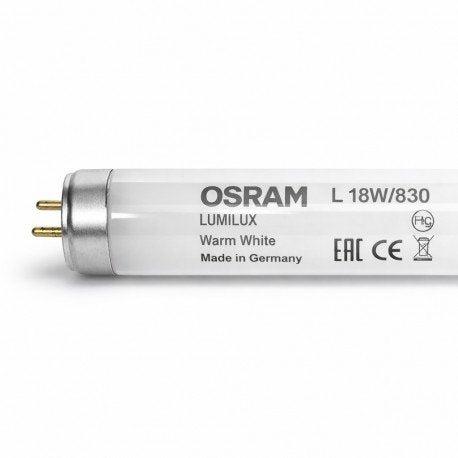 OSRAM L18W 830 Fluorescent Tube 3000K 2FT