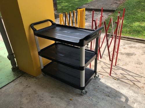Aiko 3-Storey Multi-Purpose Utility Cart Trolley