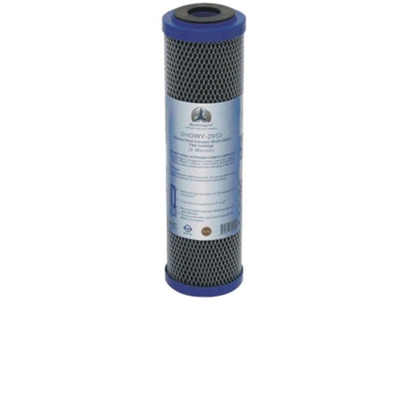 Showy 10" Coconut Shell Activated Block Carbon Filter Cartridge (5 Micron) - 2959 | Model : SHOWY-2959