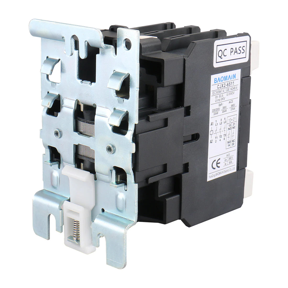 Baomain CJX2-6511 110V 50/60HZ Motor Control AC-3 30KW 65A 3P 3 Pole AC Contactor