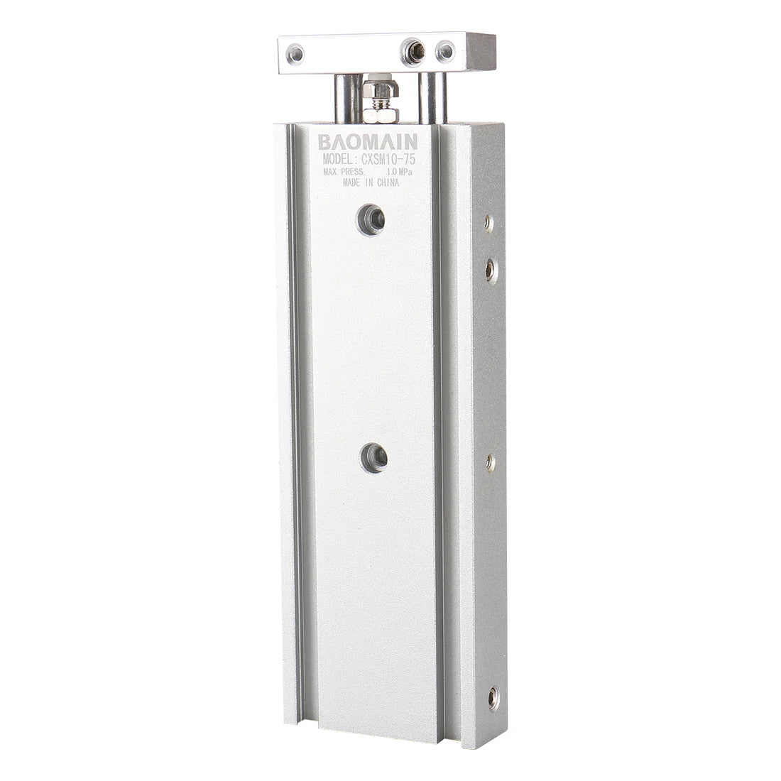 Baomain CXSM Series Pneumatic Dual Air Cylinder Double Rod Guided Slide Bearing Cushioned