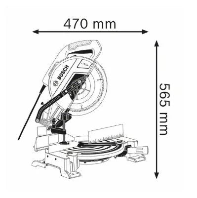 Bosch GCM 10 MX Mitre Saw Professional | Model : B-GCM10MX