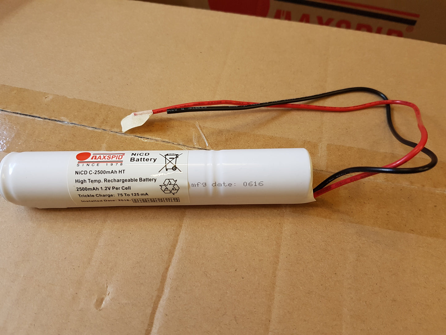 Maxspid NI-CAD 3.6V 2.5AH BATTERY CANE