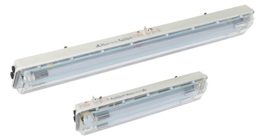 Warom BAY51-Q Led Series Explosion Proof Light Ceiling Type Fitting 2x18W 4000K With Battery Pack