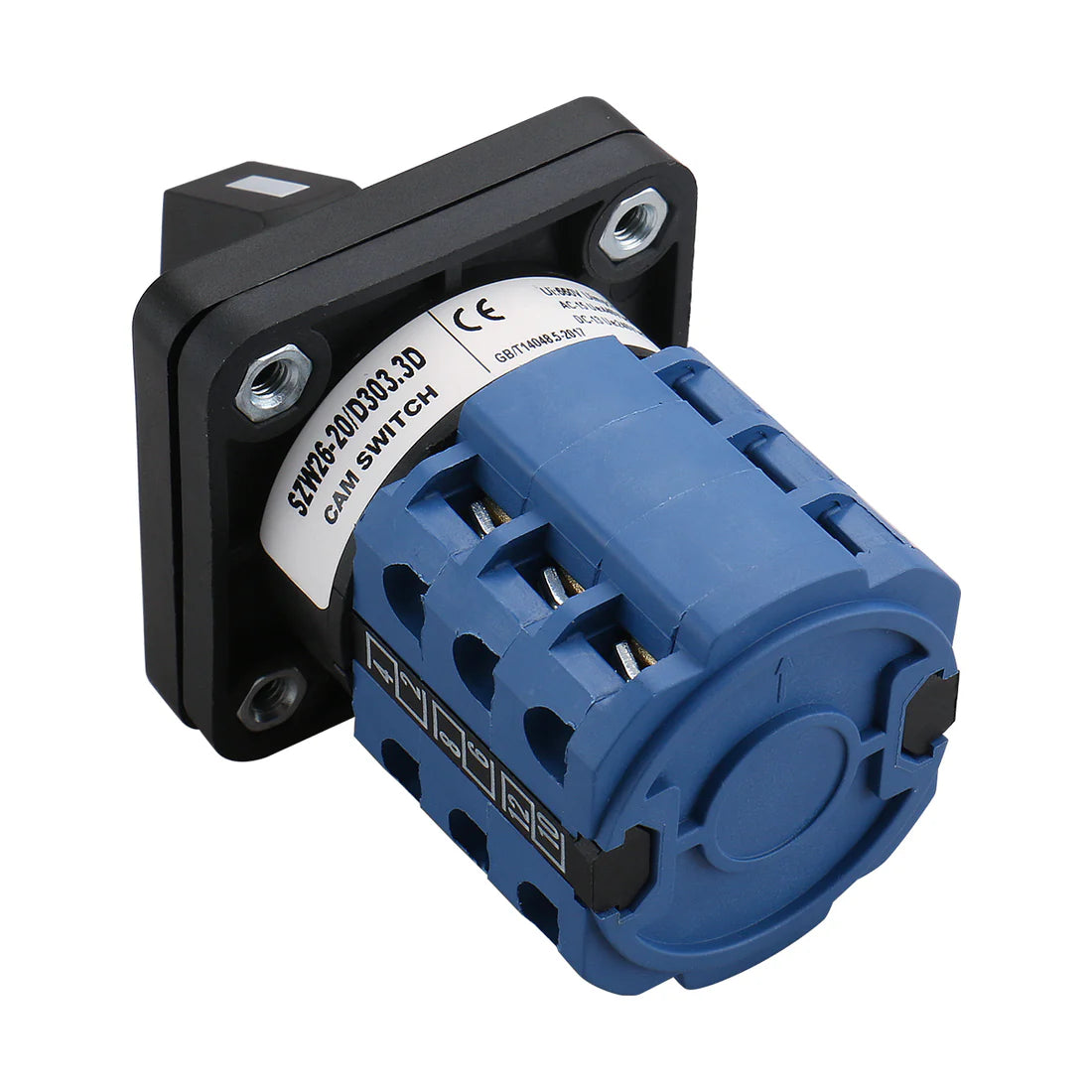 Baomain Changeover Rotary Cam Switch 20A SZW26-20/D303.3 660V On-Off-On 3 Positions 12 Terminals