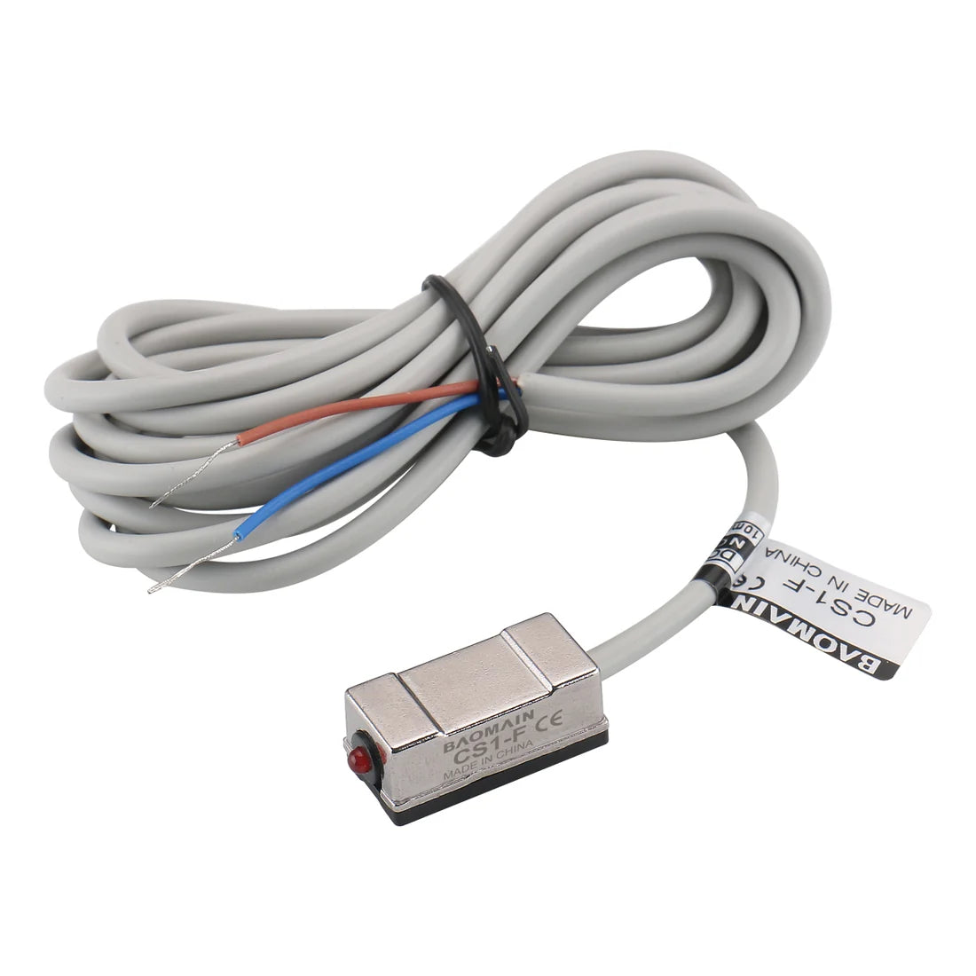 Baomain Air Cylinder Magnetic Sensor Switch CS1-F DC10-30V 200mA 10W NO Function with LED Indicator