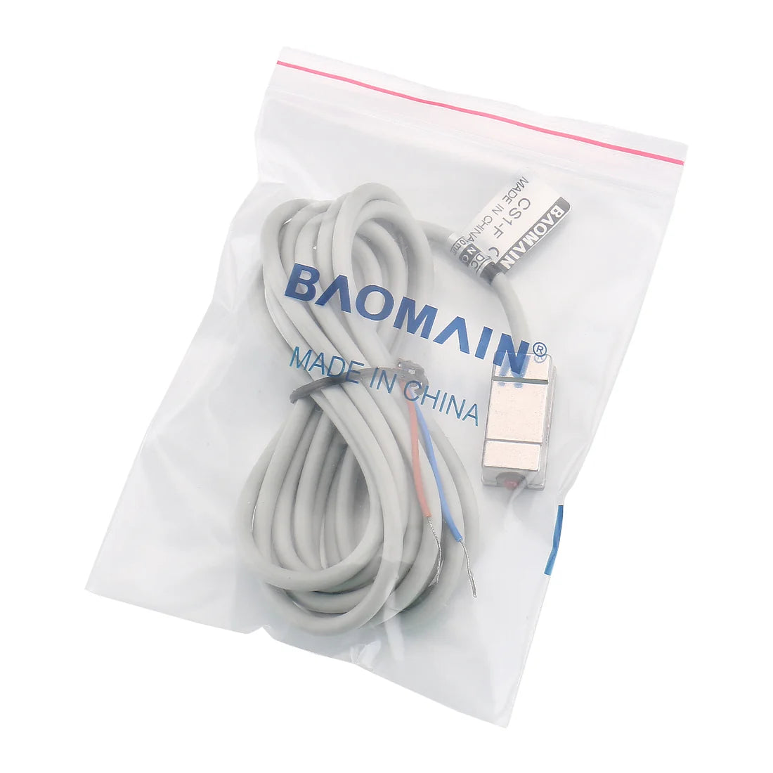 Baomain Air Cylinder Magnetic Sensor Switch CS1-F DC10-30V 200mA 10W NO Function with LED Indicator