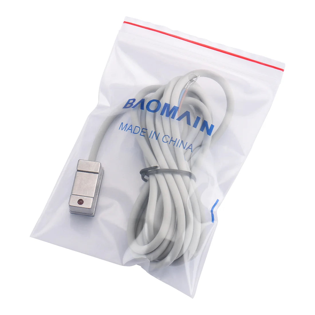 Baomain Air Cylinder Magnetic Sensor Switch CS1-U NO DC10-30V 100mA with Red LED Indicator