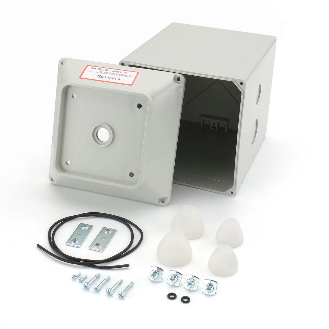 Baomain Master Switch Exterior Box LW28-125/4 Work for 660V 125A Universal Rotary Changeover Cam Switch