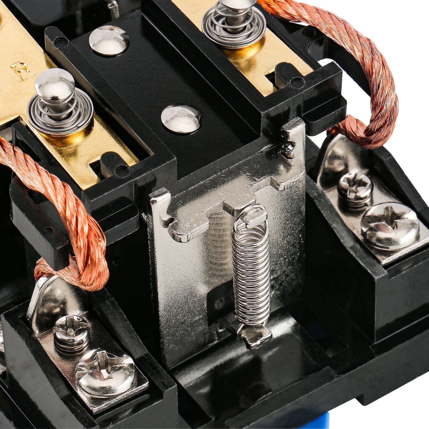 Baomain High-Power Relay JQX-62F-2Z, DC 24V,DPDT 2 NO + 2 NC, Transparent Case