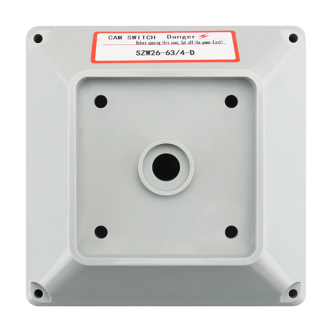 Baomain Master Switch Exterior Box LW28-63/4 Work for Universal Rotary Changeover Cam Switch SZW26-63 660V 63A 3 Position 3 Phase