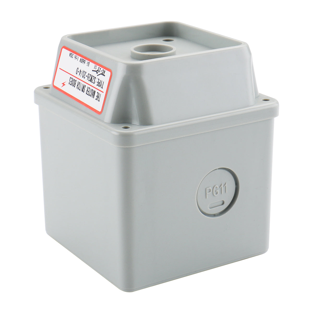 Baomain Master Switch Exterior Box SZW26-20/4D Work for Universal Rotary Changeover Cam Switch 660V 20A 3 Phase 4 Phase