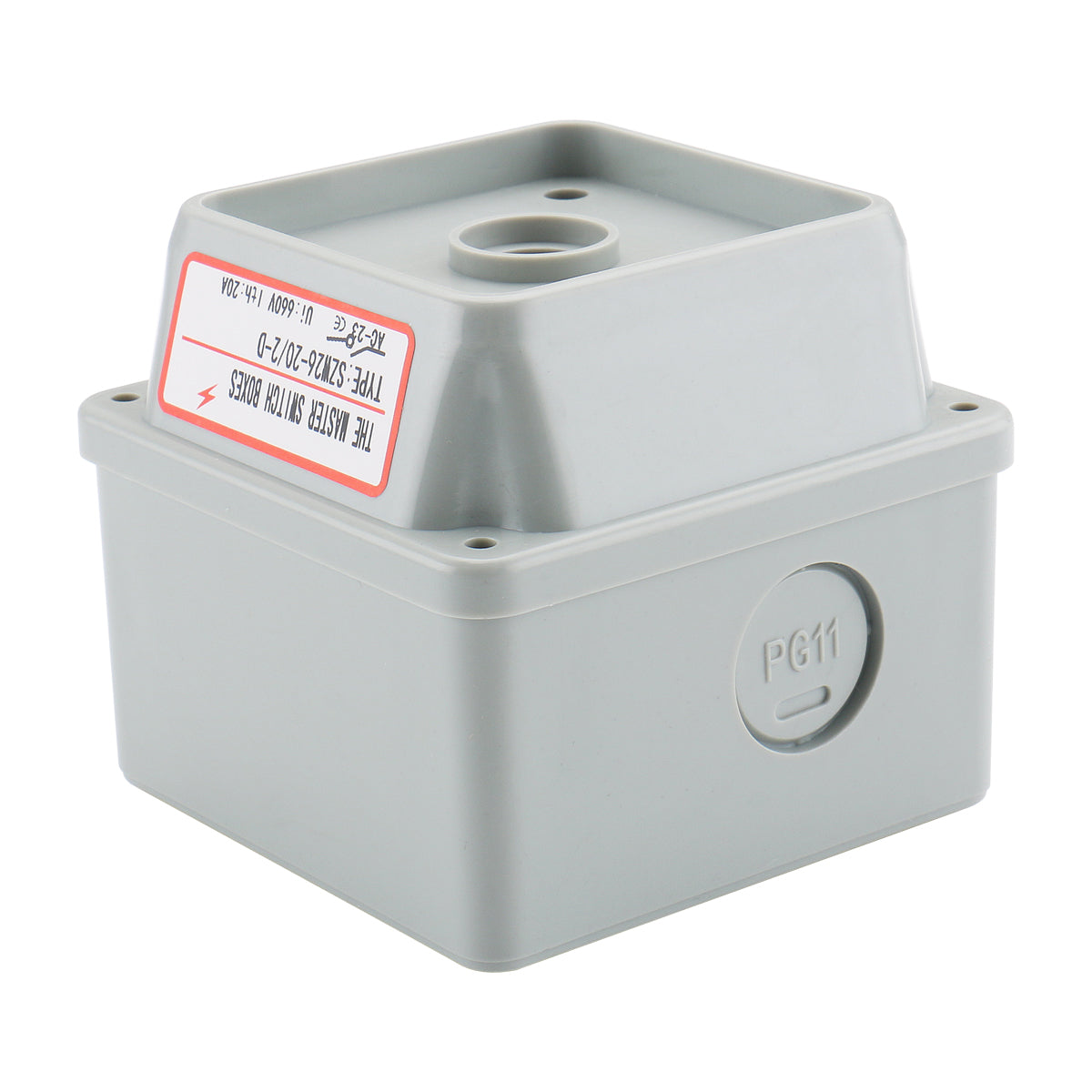 Baomain Master Switch Exterior Box SZW26-20/2D Work for Universal Rotary Changeover Cam Switch SZW26-20/0-3.2 660V 20A 4 Position