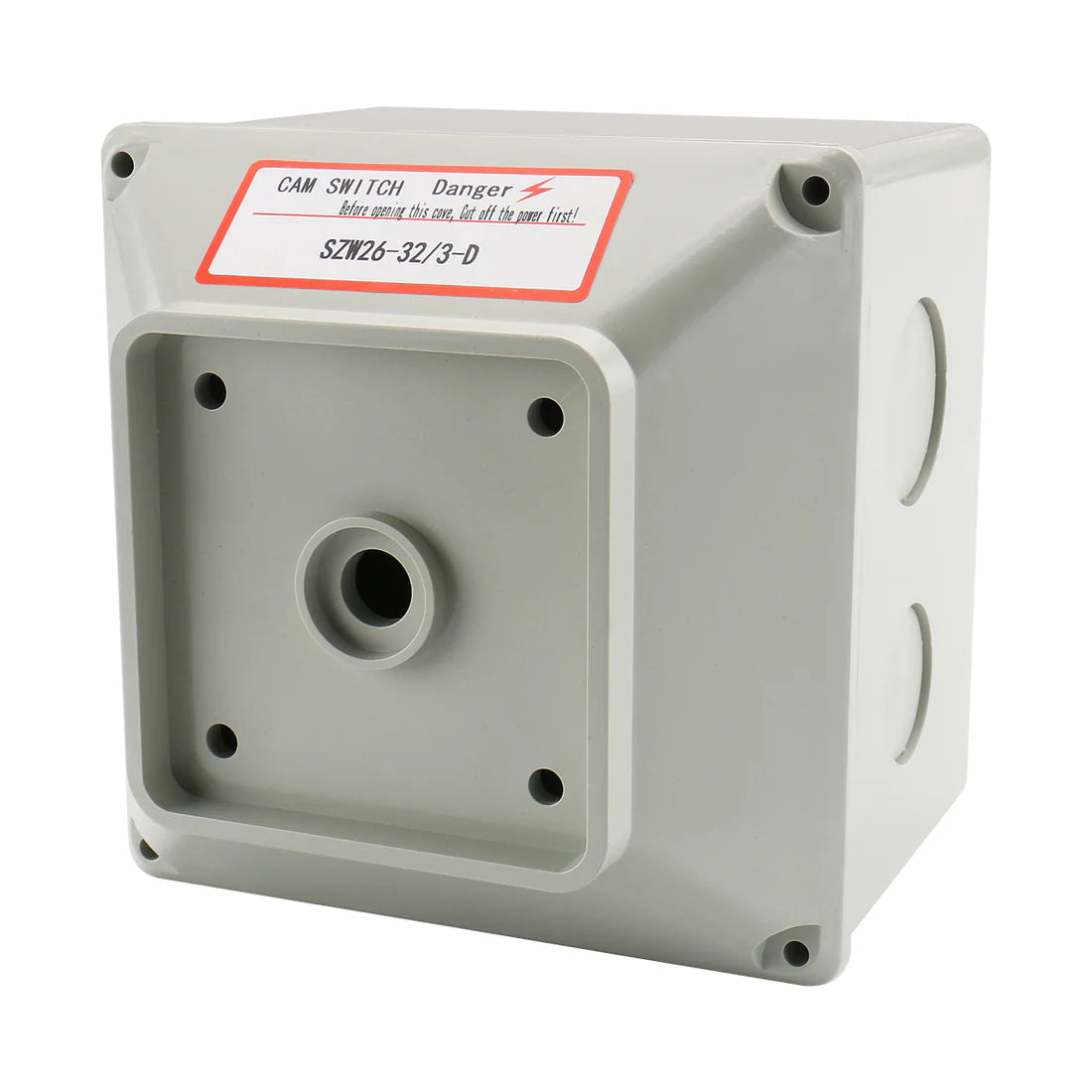 Baomain Master Switch Exterior Box LW28-32/3D Work for Universal Rotary Changeover Cam Switch LW28-32 660V 32A 3 Position 3 Phase