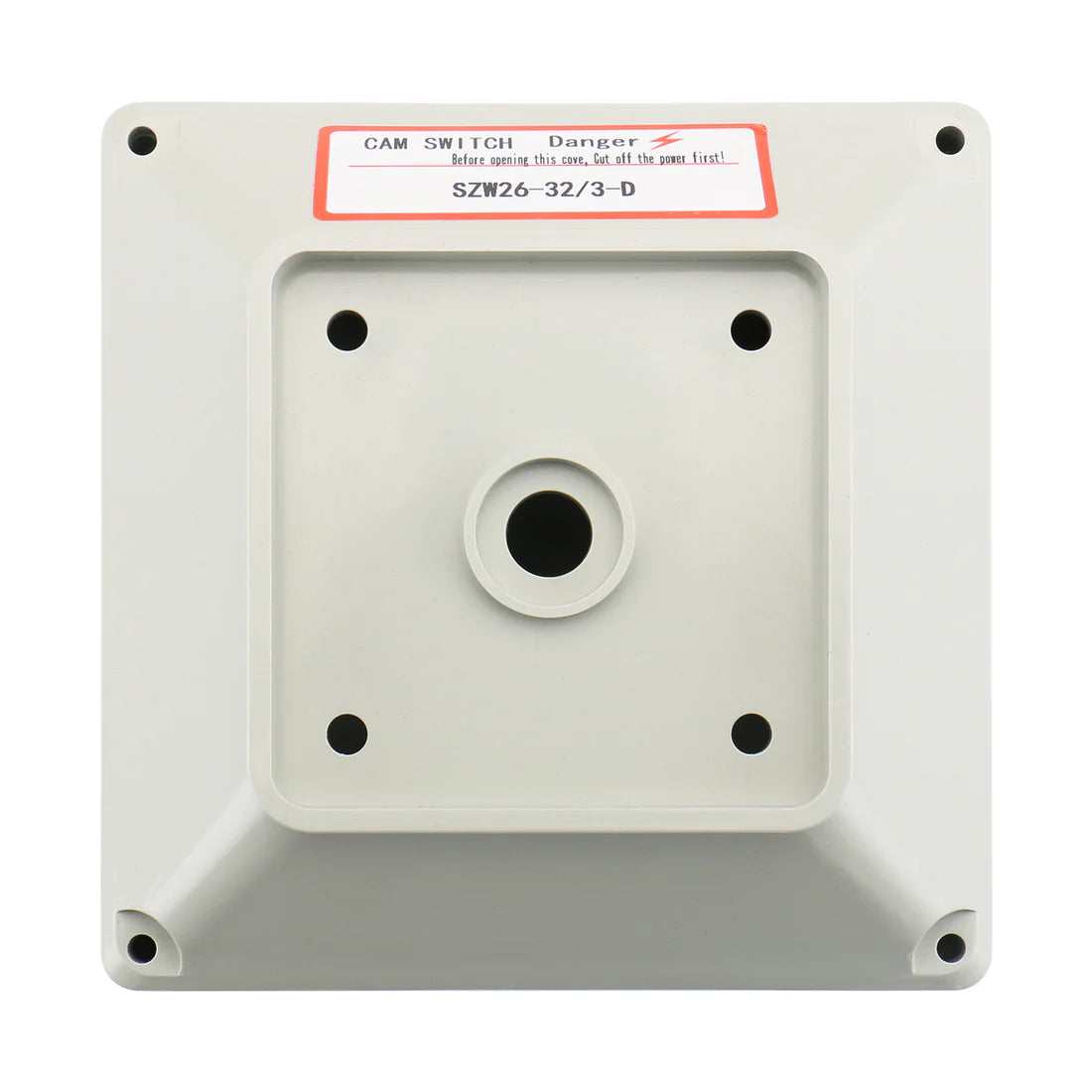 Baomain Master Switch Exterior Box LW28-32/3D Work for Universal Rotary Changeover Cam Switch LW28-32 660V 32A 3 Position 3 Phase