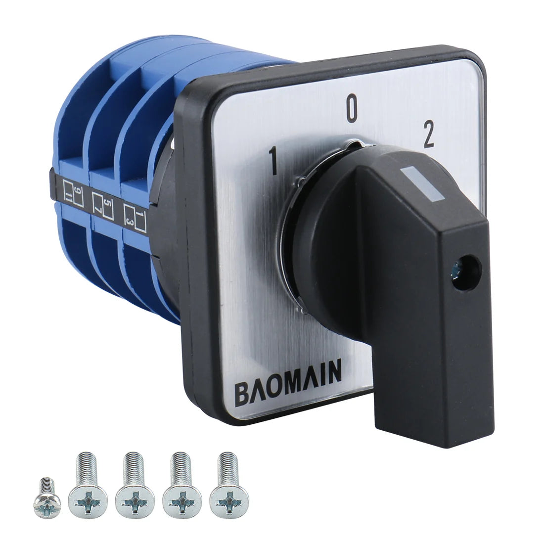 Baomain Rotary Cam Changeover Switch LW28-32/D303.3 AC 660V 32A 12 Terminal 3 Phase